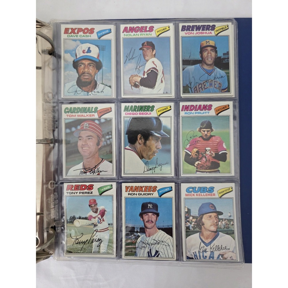 1977 Topps Baseball Complete set 1 - 660 EX to NM Includes Dawson RC, Sutter RC